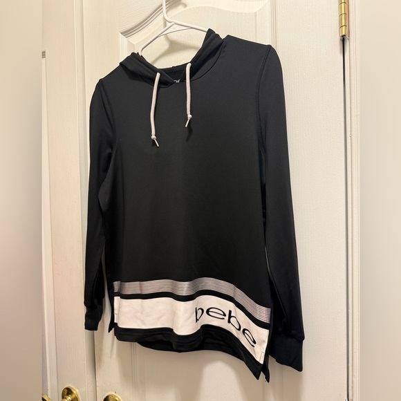 Bebe White Hooded Sweaters - Picture 6 of 10